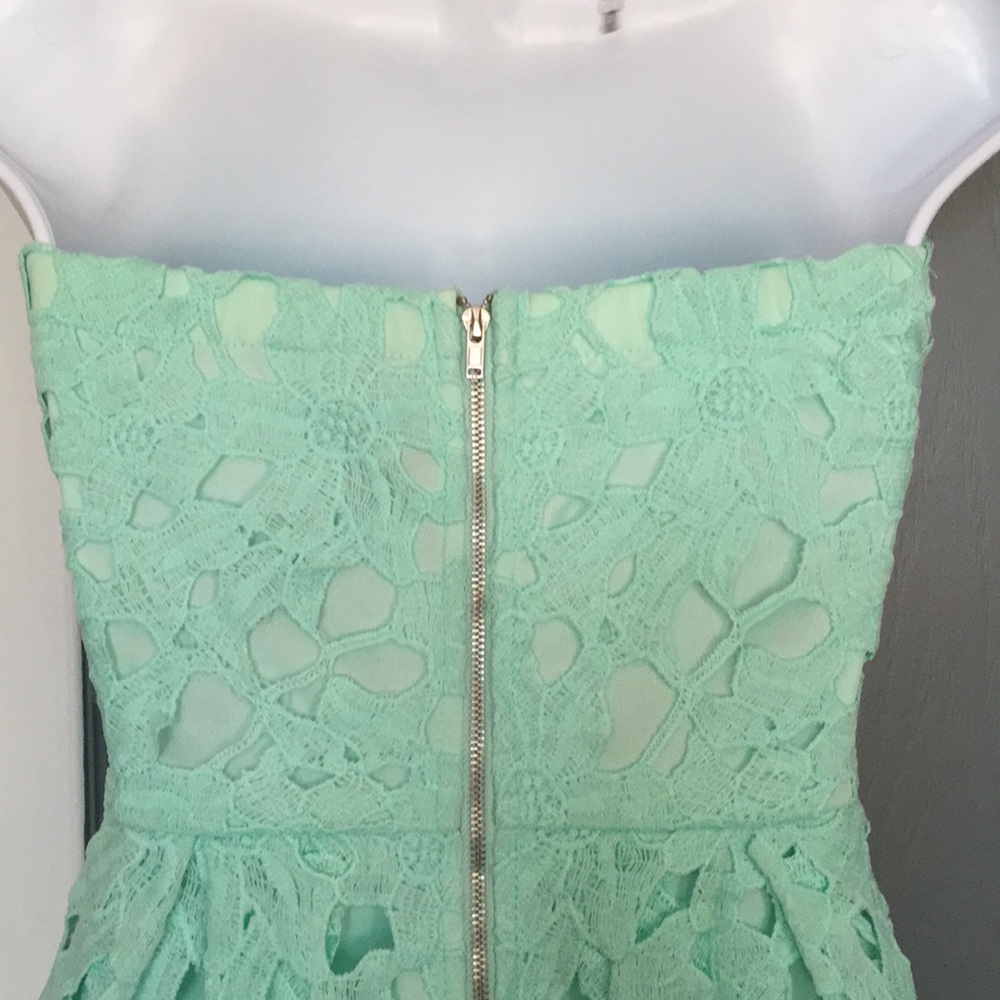 NWT Gorgeous mint green lace dress - Picture 6 of 10